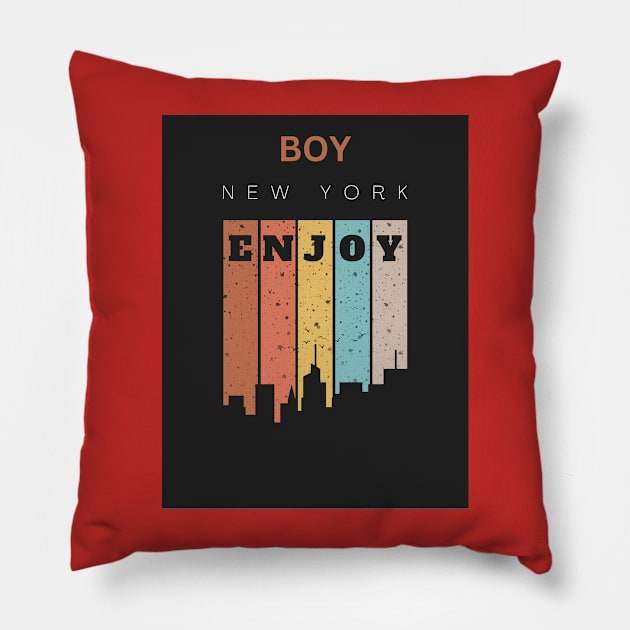 mens fashion Pillow by Meshay