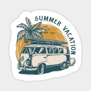 Summer Vacation , surfing lover , hawaii Magnet