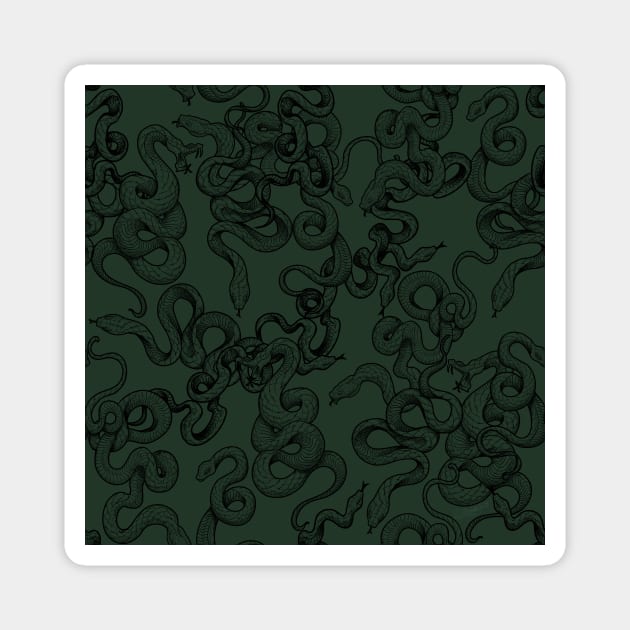 Snake pattern Magnet by Lyxy