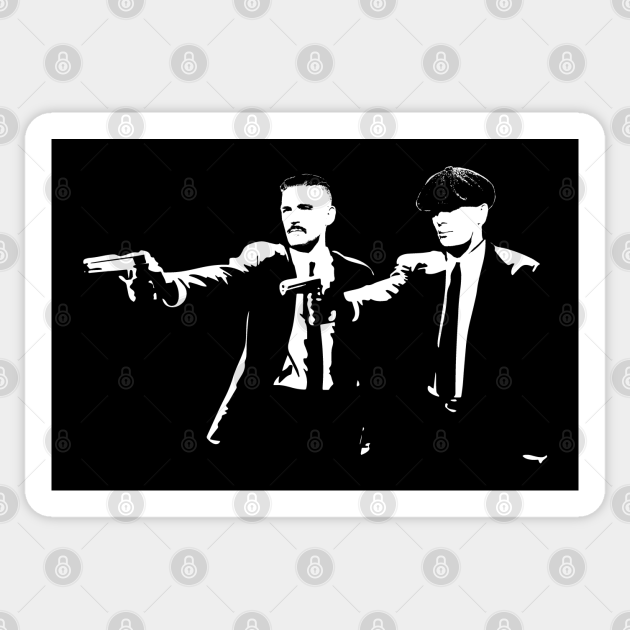 Peaky Blinders - Pulp Fiction - Thomas and Arthur - Peaky Blinders - Sticker