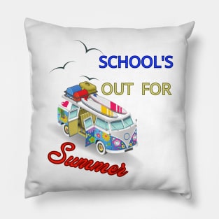 School's out for summer Pillow