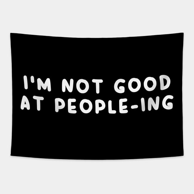 I'm not good at peopleing Tapestry by TaliDe