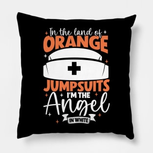 Angel in white - correctional care Pillow