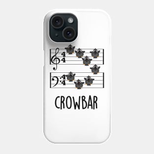 Crow Bar Funny Music Bid Pun Phone Case