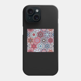 Hexagonal Oriental and ethnic motifs in patterns. Phone Case