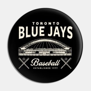 Toronto Blue Jays Stadium by Buck Tee Originals Pin