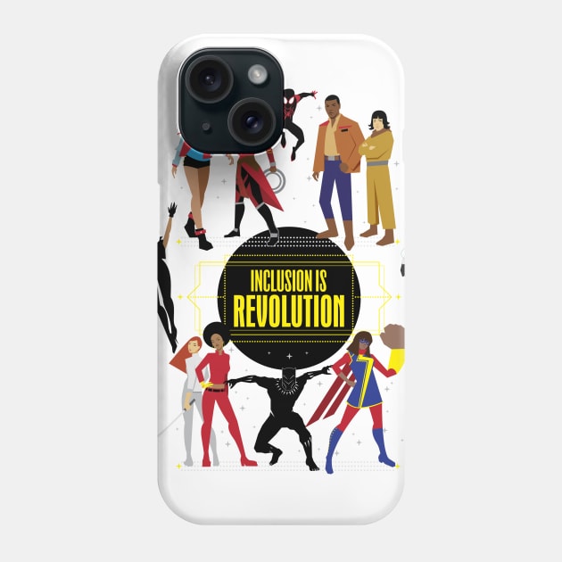 (Black Panther Variant) Inclusion Is Revolution Phone Case by ForAllNerds