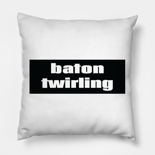 Baton Twirling Pillow by ProjectX23Red