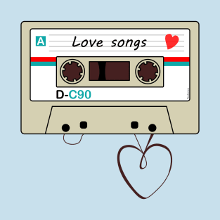 Cassette love songs T-Shirt