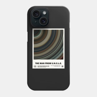 minimal_The Man from U.N.C.L.E. Circular Barcode Movie Phone Case