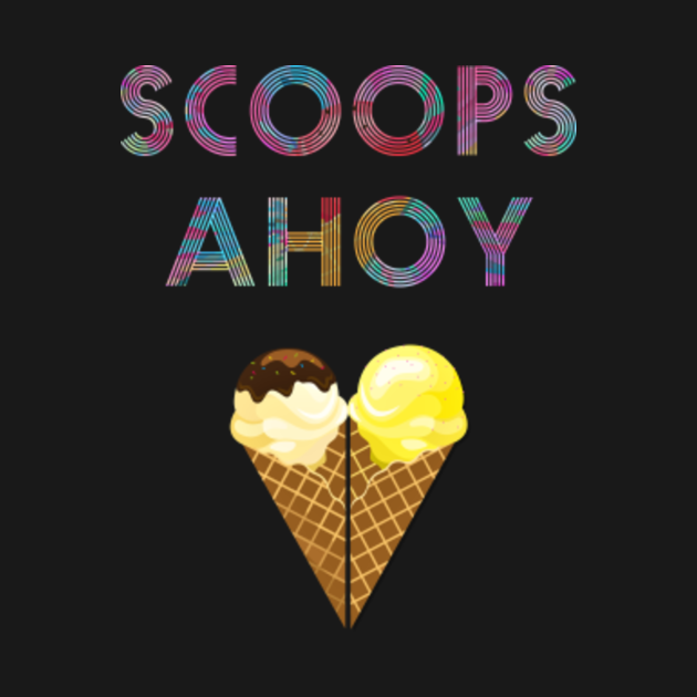 Scoops Ahoy Scoops Ahoy Ice Cream Parlor Kids Hoodie TeePublic