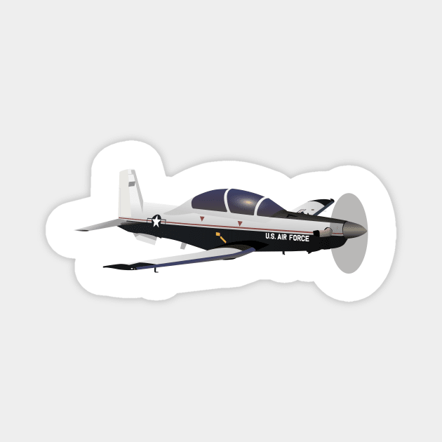 T-6 Texan II Trainer Aircraft Magnet by NorseTech
