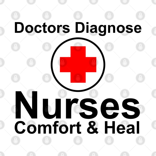 Nurses Comfort & Heal Doctors Diagnose by ThemedSupreme