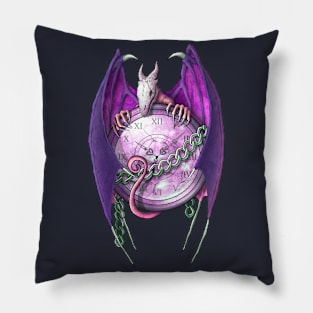 Dragon and watch (2nd version) Pillow