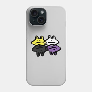 Subtle Nonbinary Frogs Phone Case