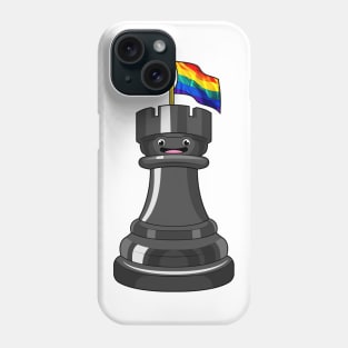 Chess piece Rook Rainbow Chess Phone Case