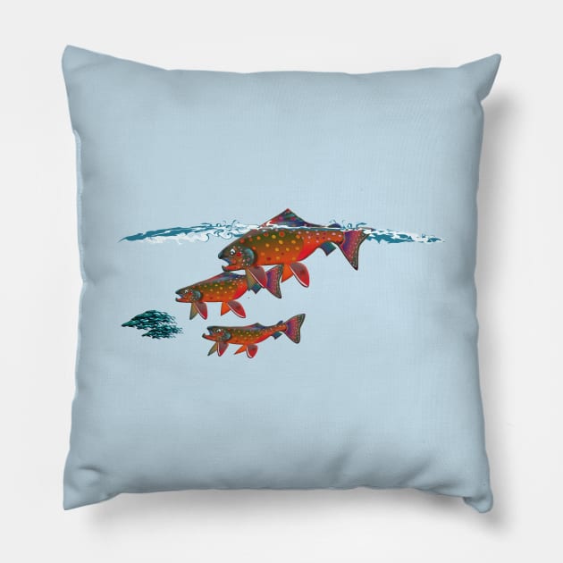 Arctic Hunters Pillow by MikaelJenei