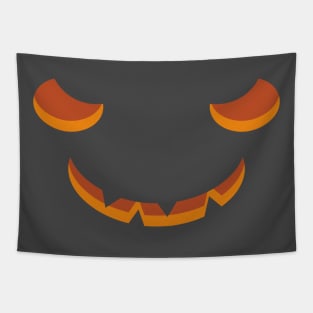 Pumpkin face. Tapestry