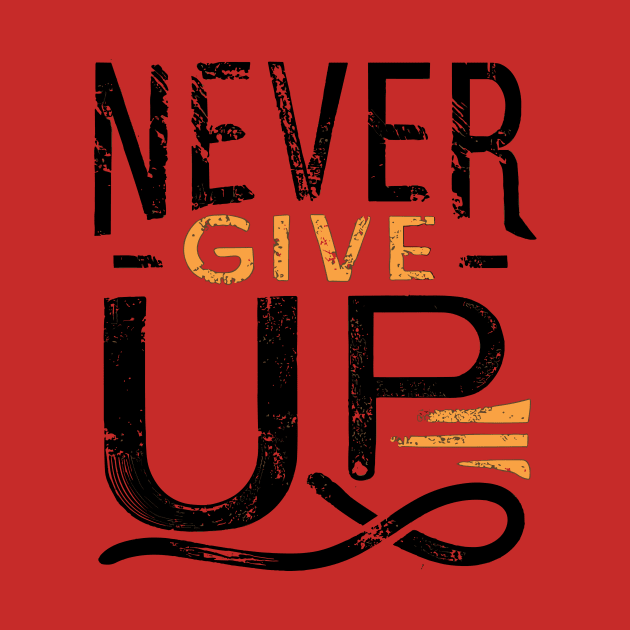 Never Give Up motivational words by A Floral Letter Capital letter A | Monogram, Sticker