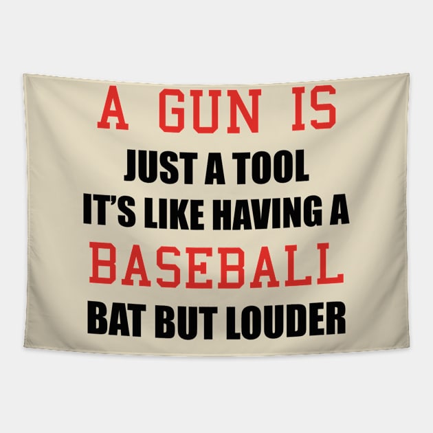 Cool Gift For Guns Owner, Gun Rights, Second Amendment, Ammosexual Baseball Lover, Ammo Pride Tapestry by EleganceSpace