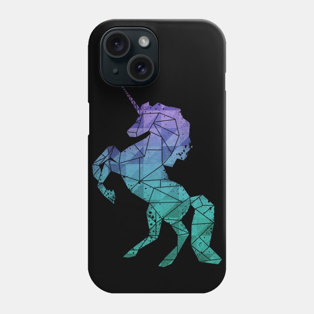 Geo Magic Unicorn Phone Case by Georgeswift