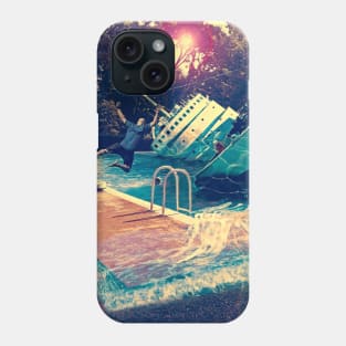 Sinking into the Pool Phone Case