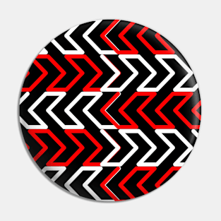 A Play of Red and White Pin