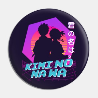 Kimi No Na Wa - Vaporwave Pin