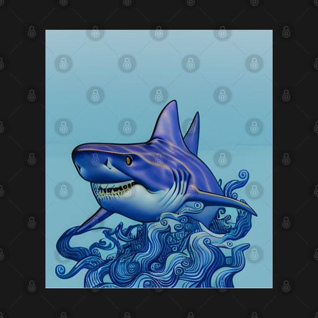 Blue Shark by Asterme