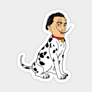 Salvador Dalmatian Magnet