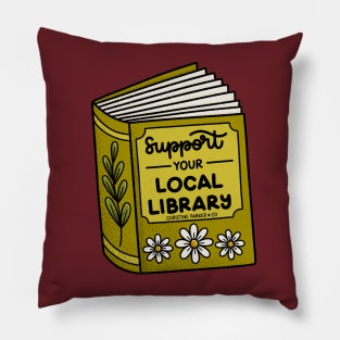 Support your local library! Pillow