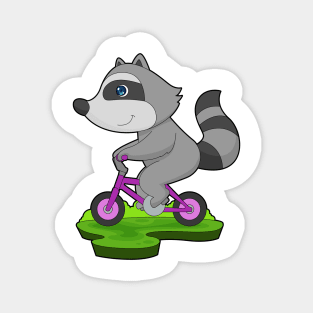 Racoon Bicycle Magnet