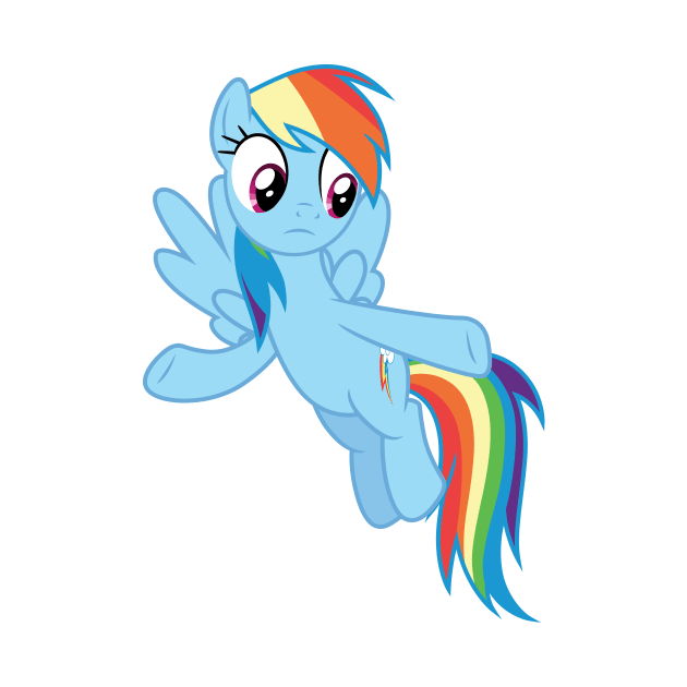 Rainbow Dash vector by CloudyGlow