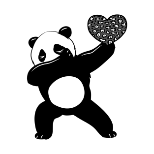 Lover Shirt, Dabbing Panda heart, Gift and Décor Idea T-Shirt