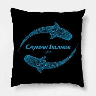 Cayman Islands Whale Sharks Pillow