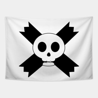 Crossbones Eternity - Skull with Cross Sign Tapestry