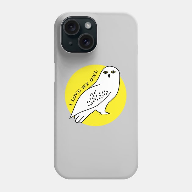 I love my owl Phone Case by helengarvey