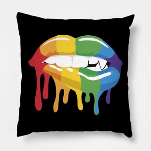 Rainbow Vampire Pillow