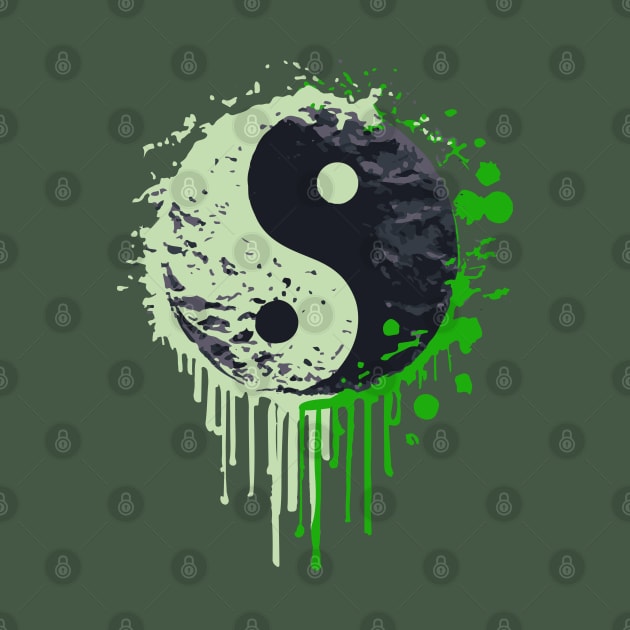 Yin Yang green by Scar