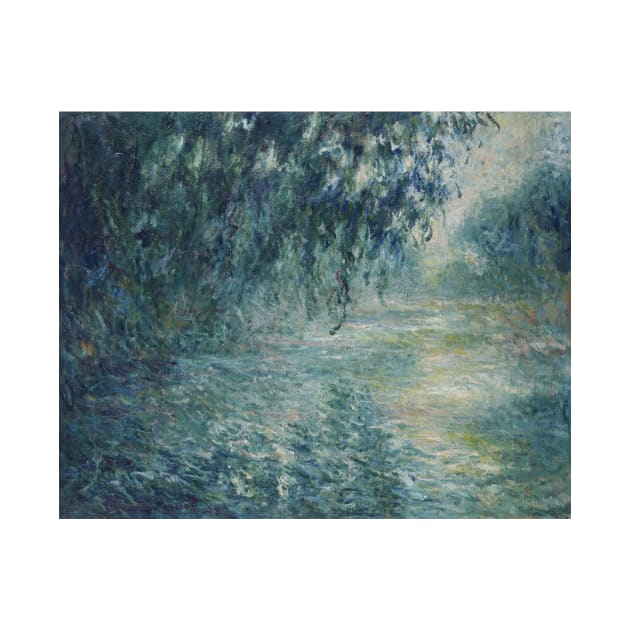 Morning on the Seine by Claude Monet by Classic Art Stall