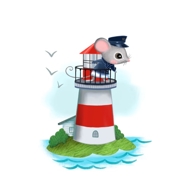 Lighthouse Mouse by ArtsyDenise