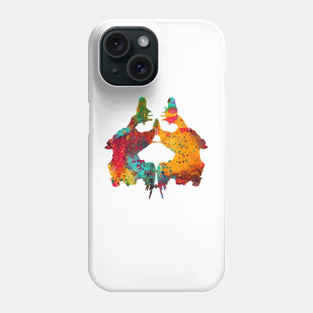 Rorschach inkblot test Phone Case by erzebeth