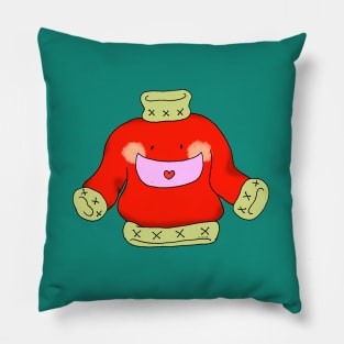 red Christmas jumper Pillow