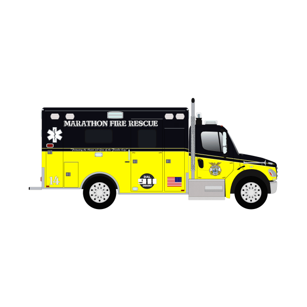 Marathon Fire Rescue Ambulance by BassFishin