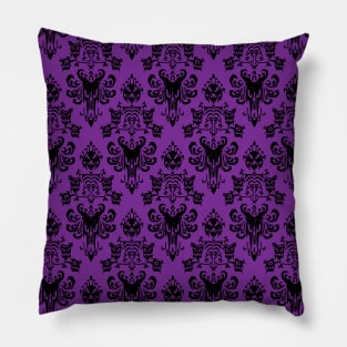 Distressed Mansion Pattern Pillow