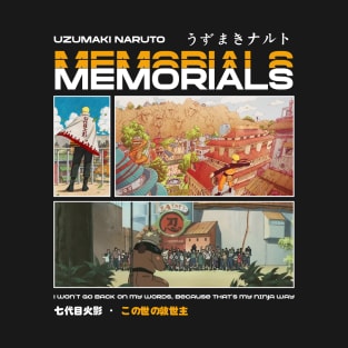 UZUMAKI NARUTO - MEMORIALS T-Shirt