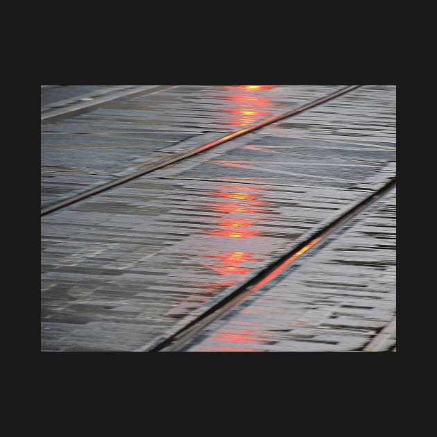 Tram Rail Abstract by AlexaZari