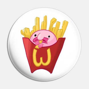 Blobfish eating fries Pin