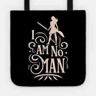 I am no man - Heroine - Black - Fantasy Tote