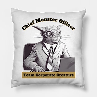 Chief Monster Officer Pillow